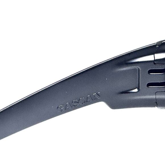 OAKLEY 26-245 GASCAN SPORT WRAP BLACK SUNGLASSES 60-15-127 - Picture 7 of 8